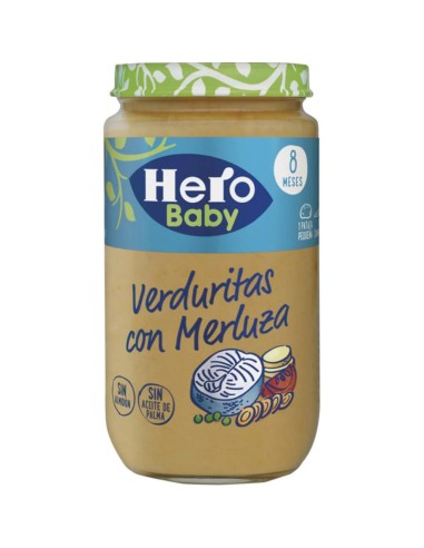 POTITO HERO BABY VERDURITAS MERLUZA 235 GR.