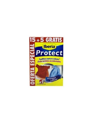 TOALLITAS IBERIA PROTECT COLOR 15 UND