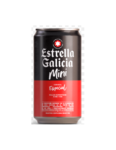 CERVEZA ESTRELLA GALICIA MINI LATA 25 CL