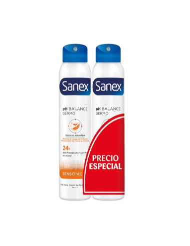 DEO. SANEX SPRAY SENSITIVE 200 ML PK-2.
