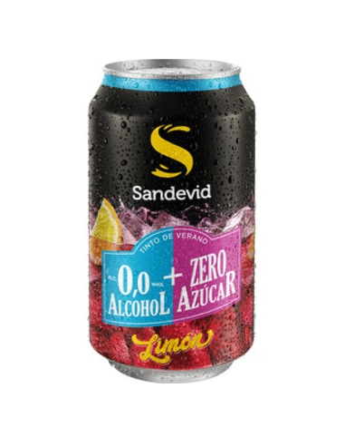 TINTO DE VERANO SANDEVID LIMON 0.0 LATA 33 CL