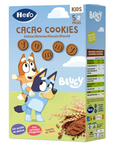 GLLTAS. HERO COOKIES CACAO 100 GRS