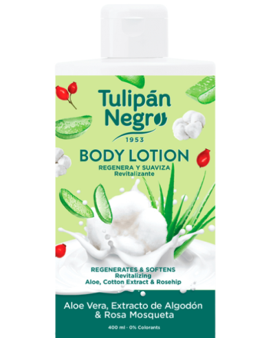 TULIPAN NEGRO BODY MILK 400ML.