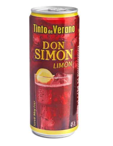 TINTO VERANO D. SIMON LIMON LATA 33 CL