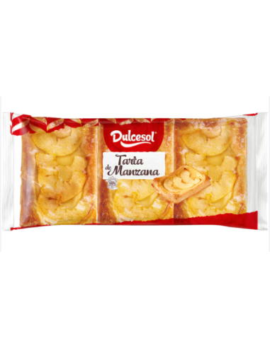 TARTA MANZANA DULCESOL 195 GR /3 UNI.