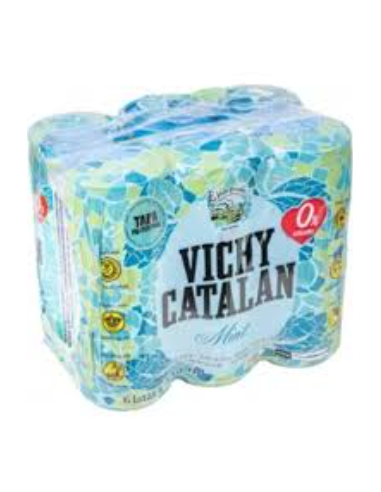 AGUA VICHY SABOR MENTA PK-6 