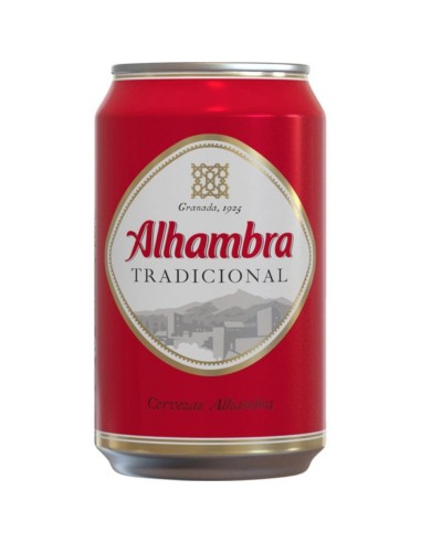CERVEZA ALHAMBRA LATA 330 ML.