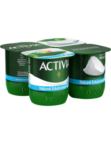 ACTIVIA 0 % NATURAL EDUL. X 4