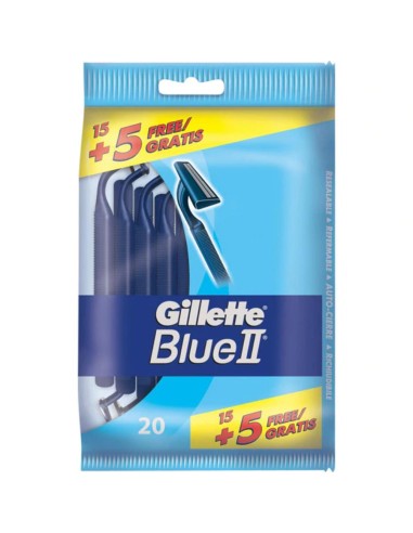 GILLETTE MAQUINILLA DOBLE FILO 15+5 UD.