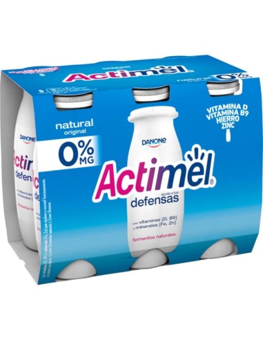 ACTIMEL 0 % NATURAL X6