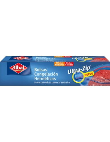 BOLSAS ALBAL ZIPLOC CONG 2 TAMAÑOS 20 UN