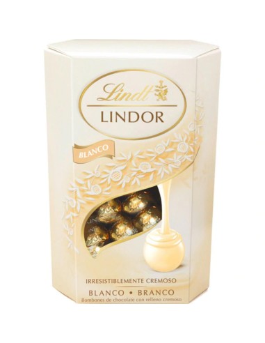 BOMBONES LINDOR CHTE. BLANCO 200 GRS