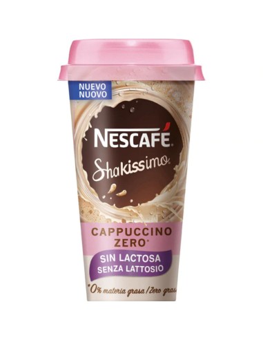 NESCAFE CAPUCCINO ZERO SIN LACTOSA 205ML.