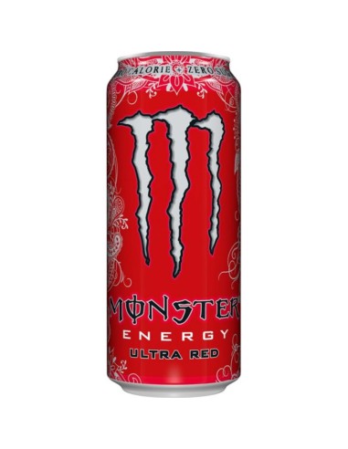 MONSTER ULTRA RED ZERO AZUCAR  LATA 50 CC
