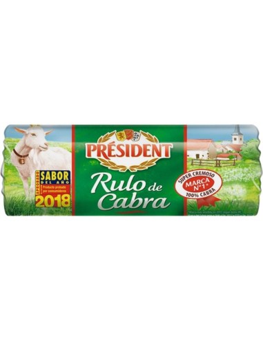 QUESO CABRA PRESIDENT RULO 180 GRS