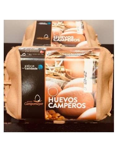 HUEVOS CAMPEROS 6 UNI