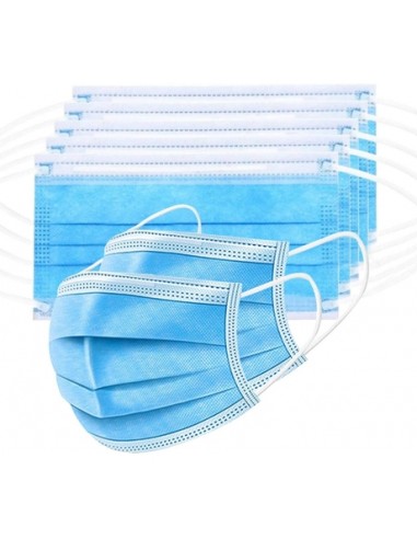 MASCARILLA QUIRURJICA 3 CAPAS 10 UNI