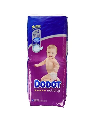 PAÑAL DODOT ACTIVITY T.4 45 UND 9-14 KG