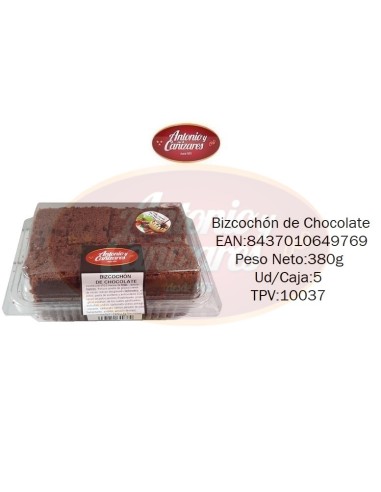 BIZCOCHO DE CHOCOLATE AYC