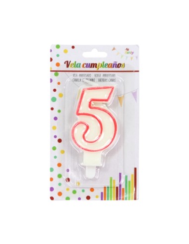 VELA CUMPLEAÑOS Nº5
