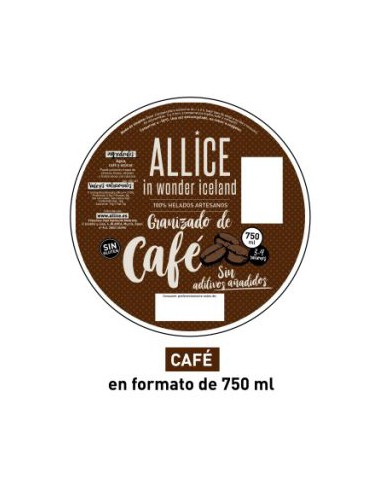 GRANIZADO DE CAFE ALLICE 750 ML