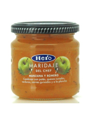 MERMELADA HERO MARIDAJE MANZANA 215 GRS