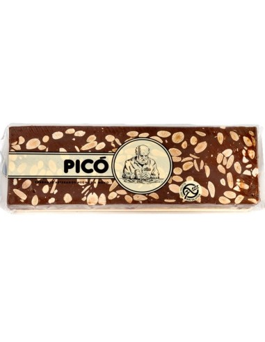 PICO TURRON CHOCO ALMENDRA HECHO A MANO