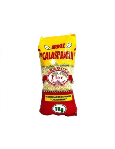 ARROZ CALASPARRA FLOR BOLSA 1 KG.