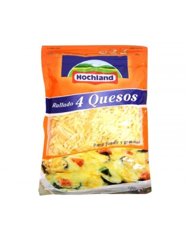 QUESO RALLADO HOCHLAND 4 QUESOS 150 GRS.