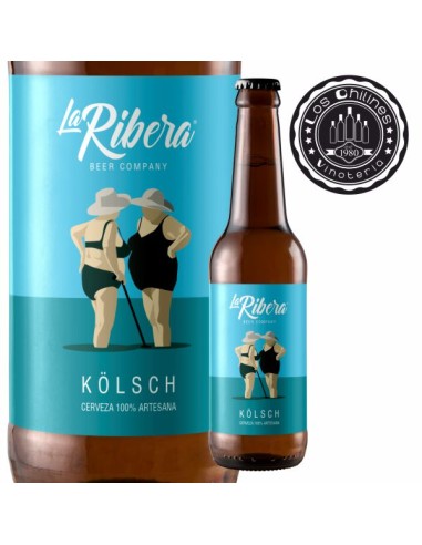 CERVEZA LA RIBERA RUBIA 1/3 