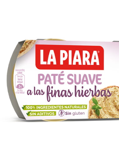 PATE SUAVE LA PIARA FINAS HIERVAS PK-2 