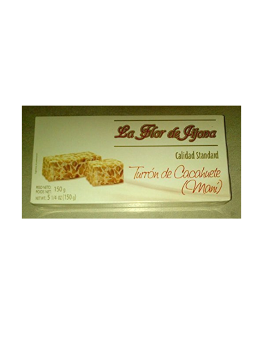 TURRON DURO CACAHUETE LA FLOR DE JIJONA 150 GR 