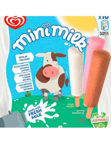 HELADO FRIGO MINI MILK 10 UNIDADES 