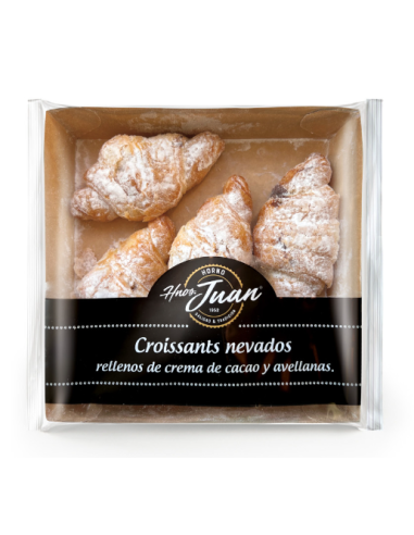 CROISSANTS rRAYADO CHOCOLATE HNOS. JUAN  7 UNIDADES