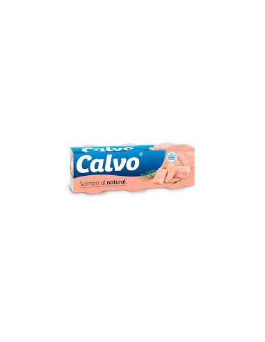 SALMON CALVO NATURAL RO-8 PK-3 150 GRS