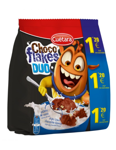 CHOCO FLAKES DUO 120 GR.
