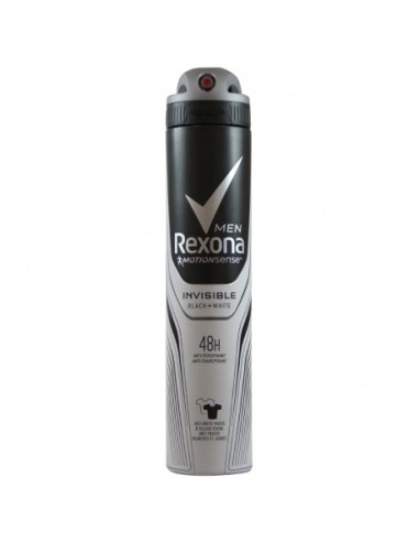 DEO REXONA SPRAY MEN INVISIBLE BLACK & WHITE 200 ML DUPLO 