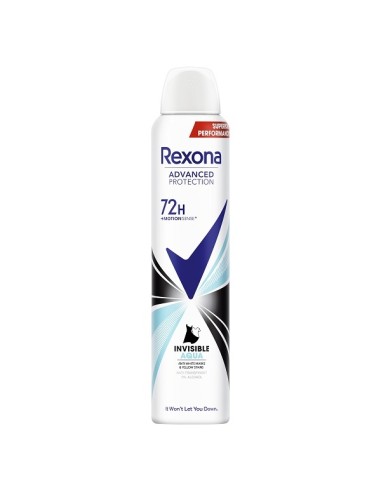 REXONA DESOD.200 WOMAN INVISIBLE AQUA 