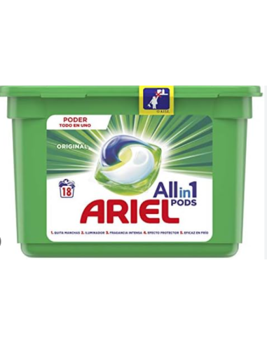 DTGNTE. CAPSULAS ARIEL PODS ORIGINAL 18