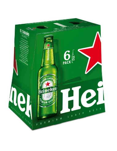 CERVEZA HEINEKN 250ML PK 5+1 GRATIS