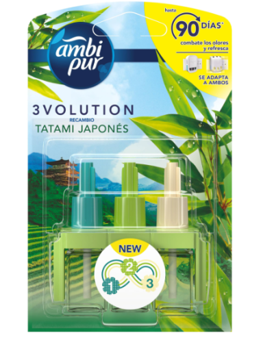 AMBIPUR 3VOLUTION RECAMBIO TATAMI JAPONES 21ML+APARATO G