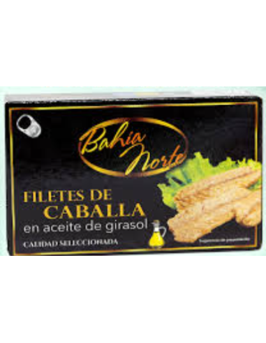 FILETES DE CABALLA A.GIRASOL 125 GR BAHIA NORTE 