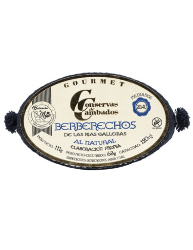 BERBERECHOS GOURMET RIAS GALLEGAS 30/40 CAMBADOS