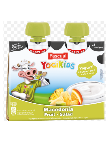 PASCUAL YOGIKIDS POUCH MACEDONIA 80GR PK-2