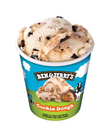 BEN & JERRY'S 465ML COOKIE DOUGH