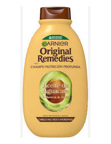 CHAMPU ORIGINAL REMEDIES AGUACATE 400 ML